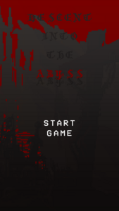 Descent Into The Abyss Start Screen