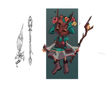 Main Character Design + Weapon Design