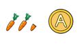 Autism Coins and Au- no. Just carrots. My bad