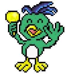 Ein Karaoke Vogel