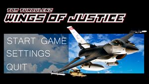 Main Menu Concept für Wings of Justice